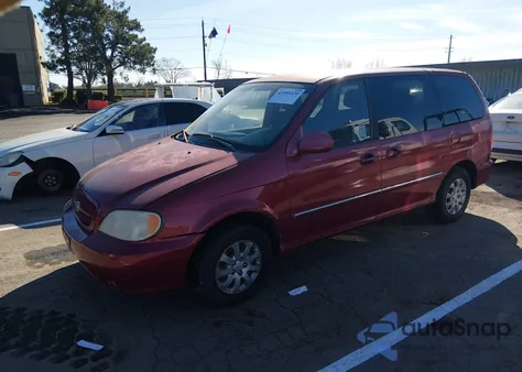 2004 Kia Sedona Ex/Lx из США, поврежденный, VIN KNDUP131446510801